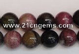 CTO360 15.5 inches 12mm round natural tourmaline gemstone beads