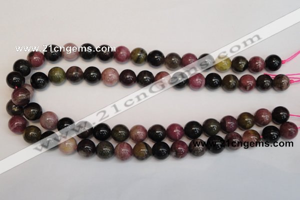 CTO360 15.5 inches 12mm round natural tourmaline gemstone beads