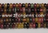 CTO375 15.5 inches 2*5mm rondelle natural tourmaline gemstone beads