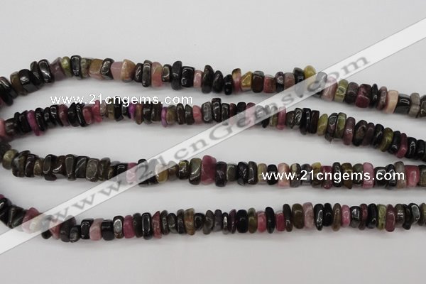 CTO380 15.5 inches 3*8mm – 4*11mm natural tourmaline nuggets beads