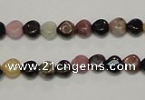 CTO39 15.5 inches 7*7mm heart natural tourmaline beads wholesale