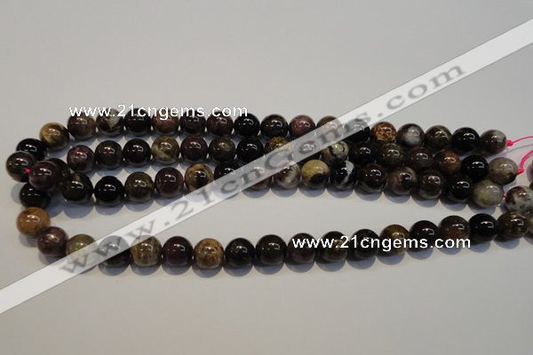 CTO403 15.5 inches 11mm round natural tourmaline gemstone beads