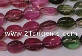 CTO420 15 inches 6*7mm oval natural tourmaline beads wholesale