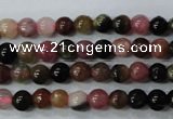 CTO450 15.5 inches 3mm round natural tourmaline gemstone beads