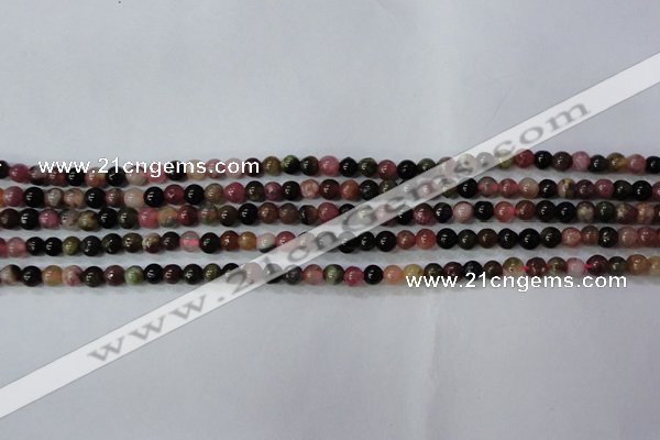 CTO450 15.5 inches 3mm round natural tourmaline gemstone beads