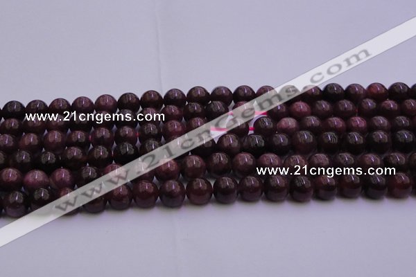 CTO501 15.5 inches 5mm - 5.5mm round natural red tourmaline beads