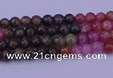 CTO620 15.5 inches 4mm round tourmaline gemstone beads wholesale