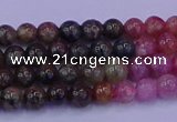 CTO622 15.5 inches 6mm round tourmaline gemstone beads wholesale