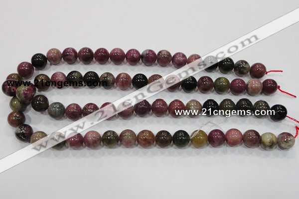 CTO65 15.5 inches 10mm round natural tourmaline gemstone beads
