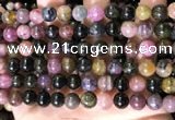 CTO688 15.5 inches 8mm round tourmaline beads wholesale