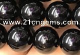 CTO702 15.5 inches 8mm round black tourmaline beads wholesale