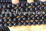 CTO713 15.5 inches 10mm round black tourmaline gemstone beads