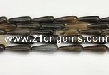 CTR414 15.5 inches 10*30mm teardrop agate beads wholesale