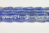 CTR425 15.5 inches 10*30mm teardrop agate beads wholesale