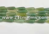 CTR431 15.5 inches 10*30mm teardrop agate beads wholesale