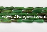 CTR432 15.5 inches 10*30mm teardrop agate beads wholesale