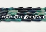 CTR434 15.5 inches 10*30mm teardrop agate beads wholesale