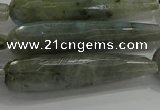 CTR65 15.5 inches 10*40mm faceted teardrop labradorite beads