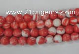 CTU1001 15.5 inches 6mm round synthetic turquoise beads wholesale