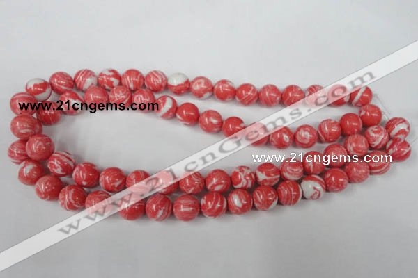 CTU1004 15.5 inches 12mm round synthetic turquoise beads wholesale