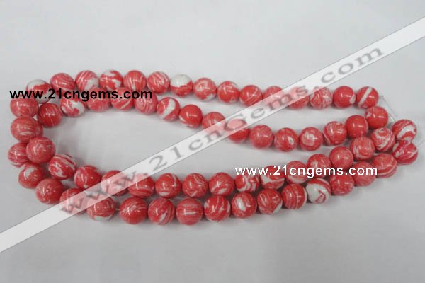 CTU1005 15.5 inches 14mm round synthetic turquoise beads wholesale