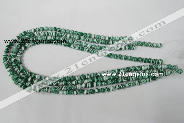 CTU1126 15.5 inches 6mm round synthetic turquoise beads wholesale