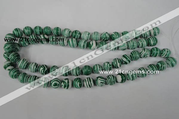 CTU1129 15.5 inches 12mm round synthetic turquoise beads wholesale