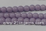 CTU1401 15.5 inches 4mm round synthetic turquoise beads