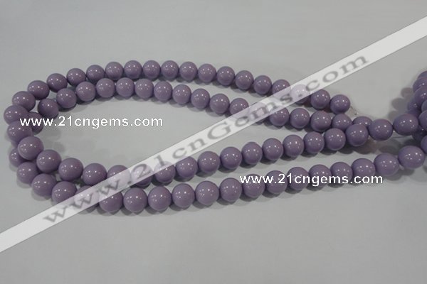 CTU1404 15.5 inches 10mm round synthetic turquoise beads