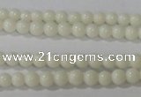 CTU1429 15.5 inches 2mm round synthetic turquoise beads