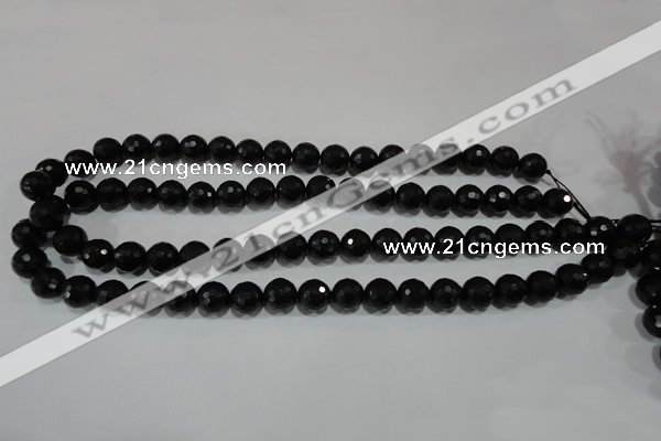 CTU1484 15.5 inches 10mm faceted round synthetic turquoise beads