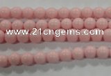 CTU1502 15.5 inches 6mm round synthetic turquoise beads