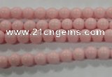CTU1502 15.5 inches 6mm round synthetic turquoise beads