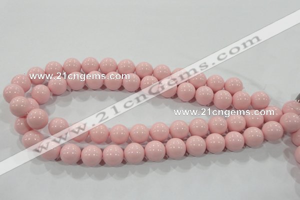 CTU1506 15.5 inches 14mm round synthetic turquoise beads
