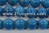 CTU1626 15.5 inches 16mm round synthetic turquoise beads