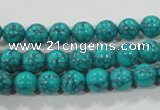 CTU1673 15.5 inches 8mm round synthetic turquoise beads