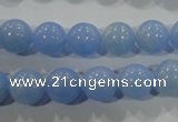 CTU1733 15.5 inches 8mm round synthetic turquoise beads