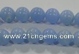 CTU1734 15.5 inches 10mm round synthetic turquoise beads