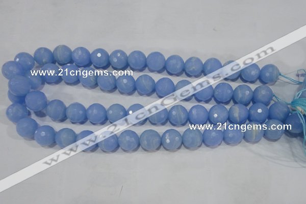 CTU1748 15.5 inches 18mm faceted round synthetic turquoise beads