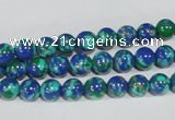 CTU1812 15.5 inches 6mm round synthetic turquoise beads