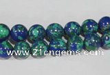 CTU1813 15.5 inches 8mm round synthetic turquoise beads