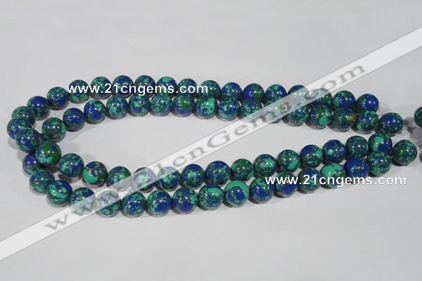 CTU1815 15.5 inches 12mm round synthetic turquoise beads