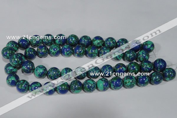 CTU1818 15.5 inches 18mm round synthetic turquoise beads