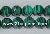 CTU1825 15.5 inches 12mm faceted round synthetic turquoise beads