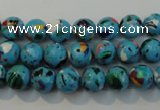 CTU2002 15.5 inches 8mm round synthetic turquoise beads