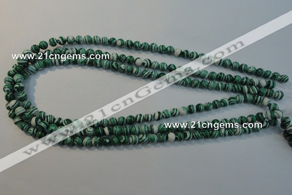 CTU2041 15.5 inches 6mm round synthetic turquoise beads