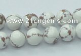 CTU211 16 inches 10mm round imitation turquoise beads wholesale