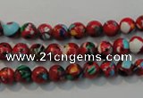 CTU2181 15.5 inches 6mm round synthetic turquoise beads