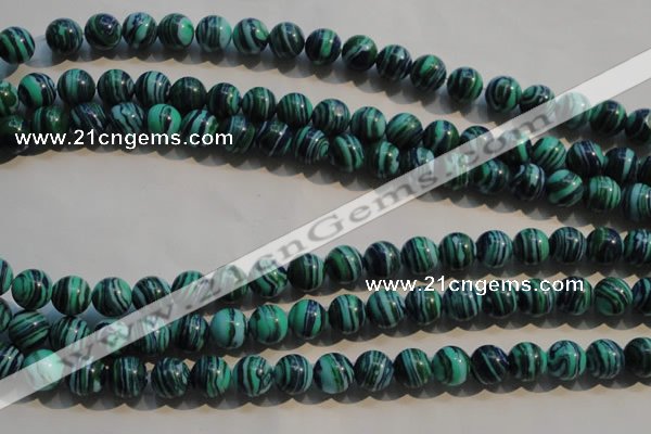 CTU2406 15.5 inches 12mm round synthetic turquoise beads