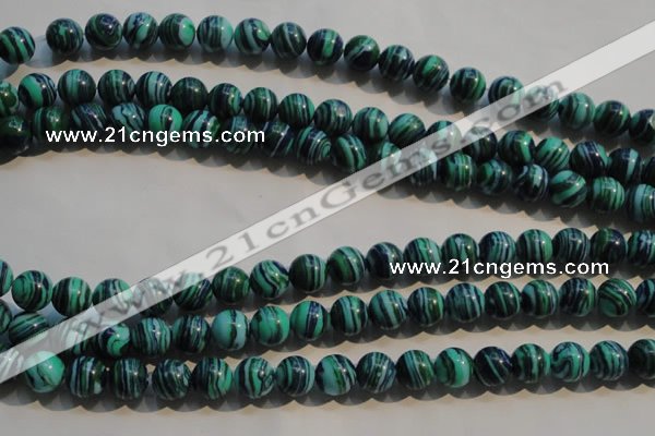 CTU2407 15.5 inches 14mm round synthetic turquoise beads